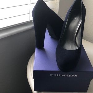 Stuart Weitzman (NEW) sz. 10.5: 100M navy suede